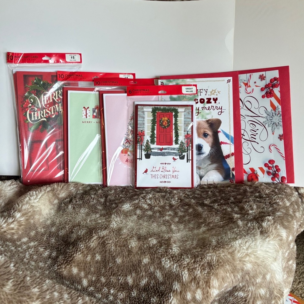Hallmark Christmas Card Bundle Multi-Pack Assorted Holiday Designs